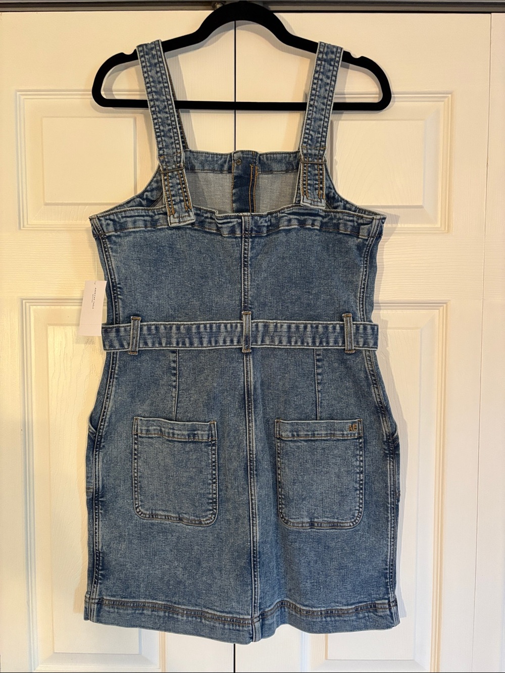 Button-Front Denim Dress - Picture 3 of 3